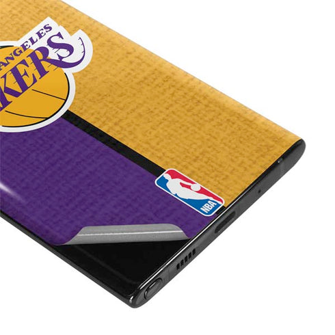 NBA Los Angeles Lakers Canvas Galaxy Note 10 Plus Skin
